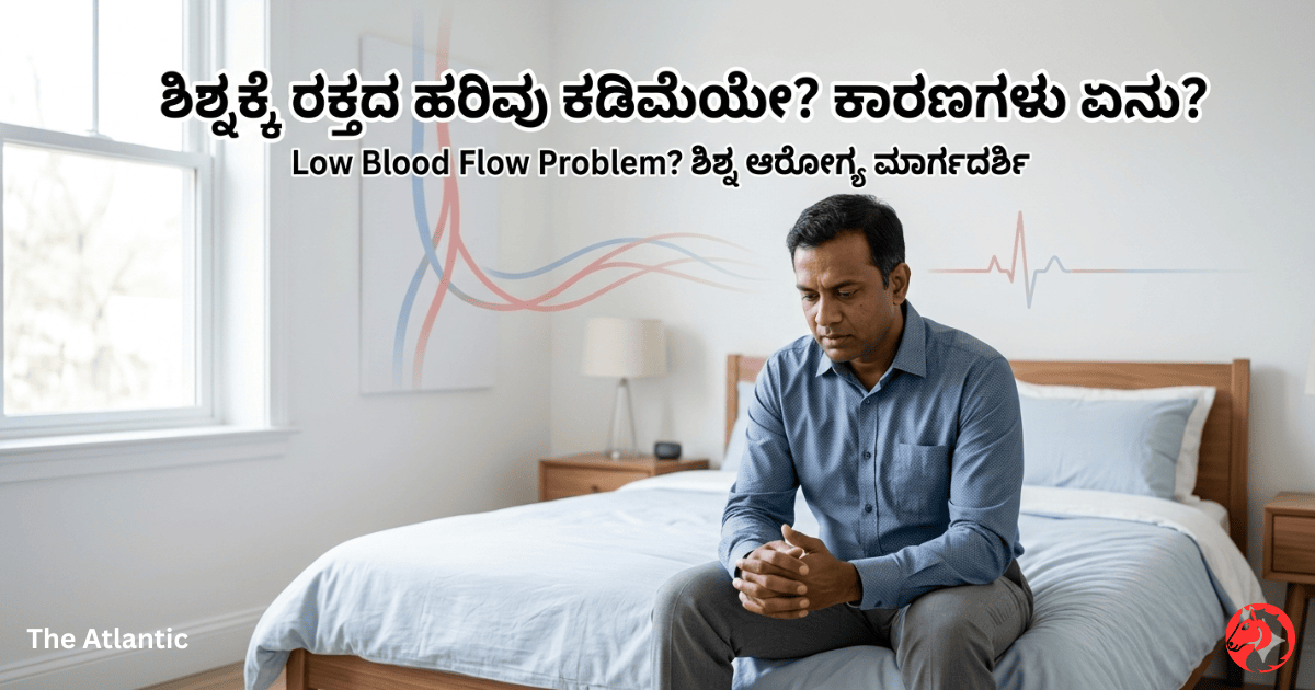 ಶಿಶ್ನಕ್ಕೆ ರಕ್ತದ ಹರಿವು ಕಡಿಮೆ